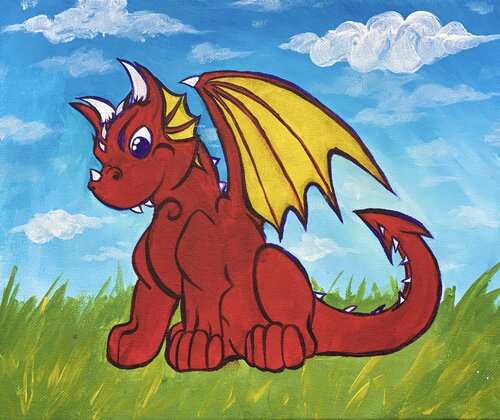 Dragon Instructions and Stencil Kit