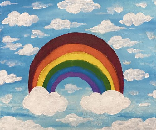 Rainbow Instructions and Stencil Kit
