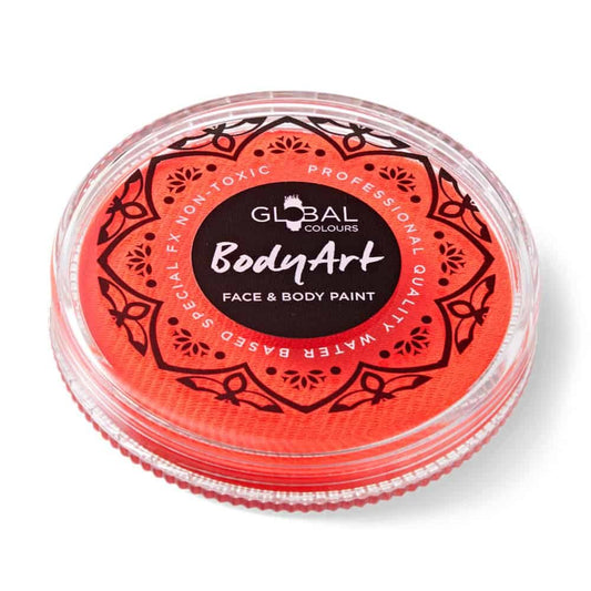 Neon Coral Red – UV BodyArt Cake Paint
