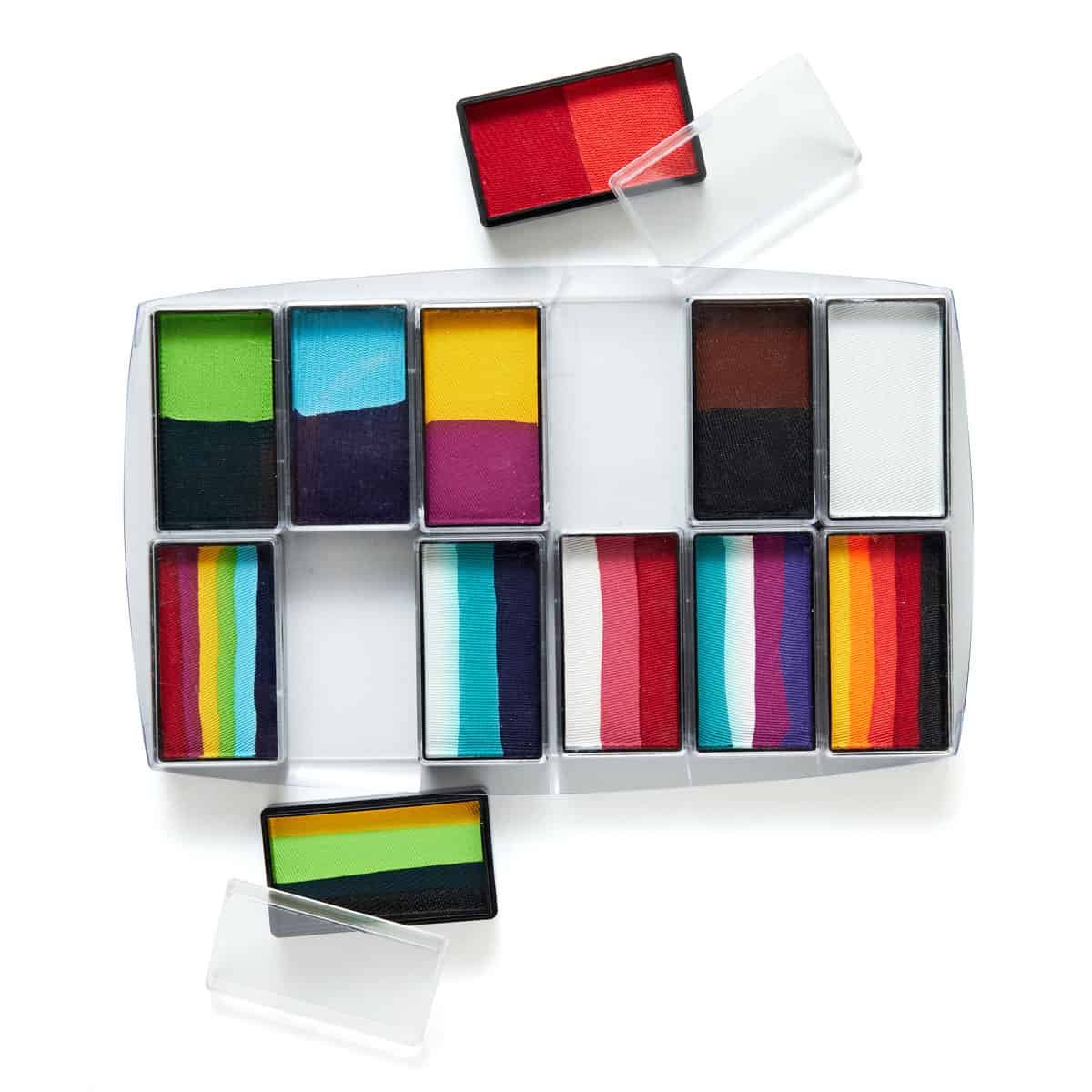 Carnival – Multi One Strokes + Colours Face & BodyArt Palette Sampler 12x 15g