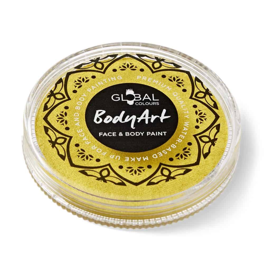 Pearl Yellow – Face & BodyArt Cake Paint