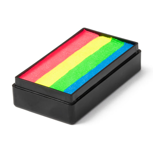 Rainbow Glow – 25g UV One Stroke Magnetic BodyArt Special FX Cake Paint
