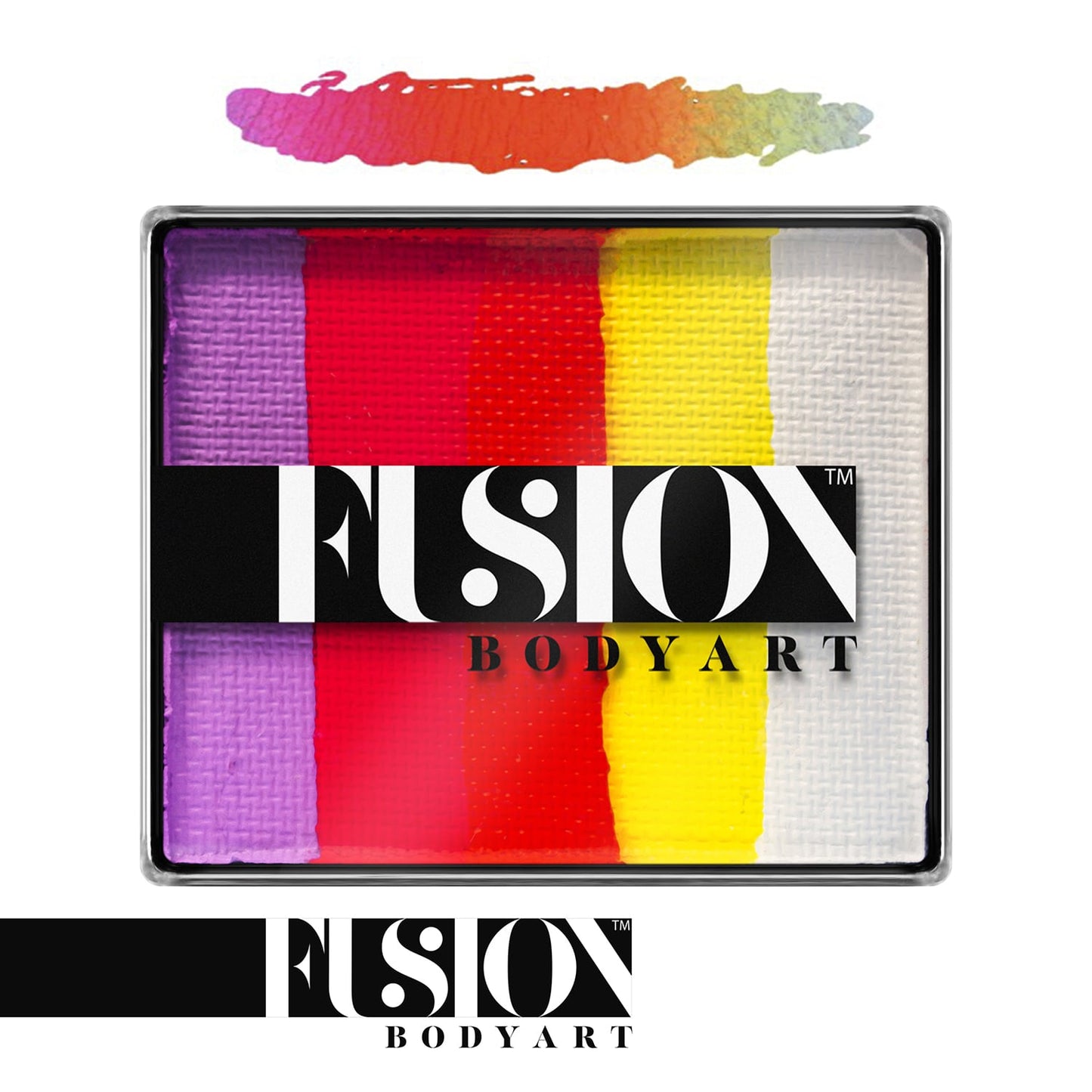 Fusion Body Art Face & FX Rainbow Cakes – Caribbean Sunset