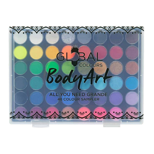 All You Need Grande – 48 Colour Mini Face & BodyArt Palette Sampler 48x 6g