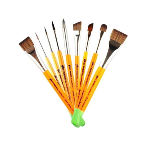 BOLT | Face Painting Brushes by Jest Paint - Set of 9 FIRM Brushes