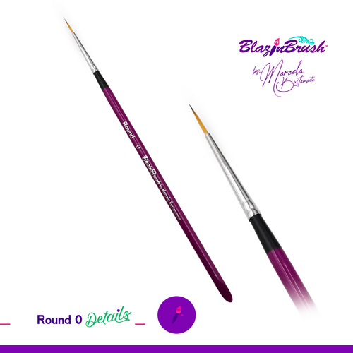 Blazin Face Painting Brush by Marcela Bustamante | DETAILS COLLECTION - Round #0