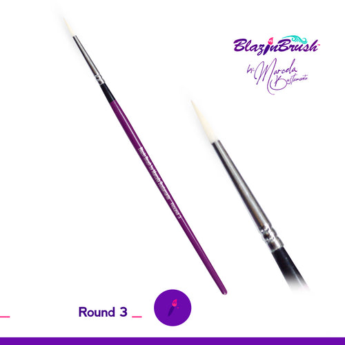 Blazin Face Painting Brush by Marcela Bustamante | Round 3