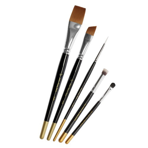 Nat's Gold Edition | Face Painting Brush 5pc Set