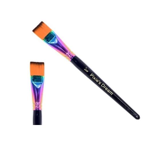 Pixie's Dream Flat Rainbow Face Paint Brush 3/4 Inch
