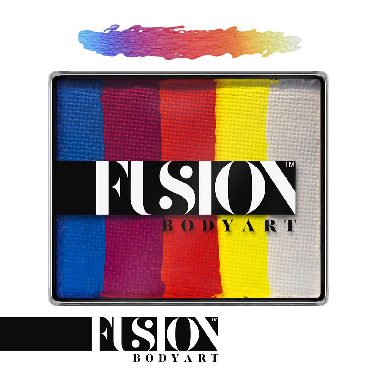 Fusion Body Art Face Painting Rainbow Cakes – Summer Sunrise