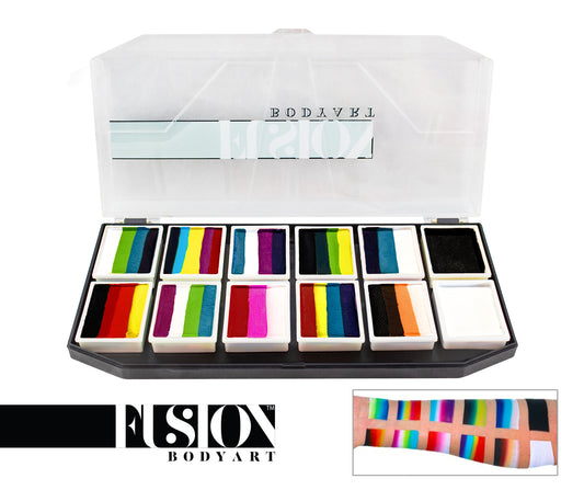 Fusion Face Painting Palette – Rainbow Explosion