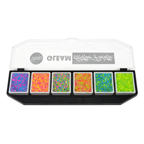 VIVID Glitter | Gleam Glitter Cream | Galactic Palette