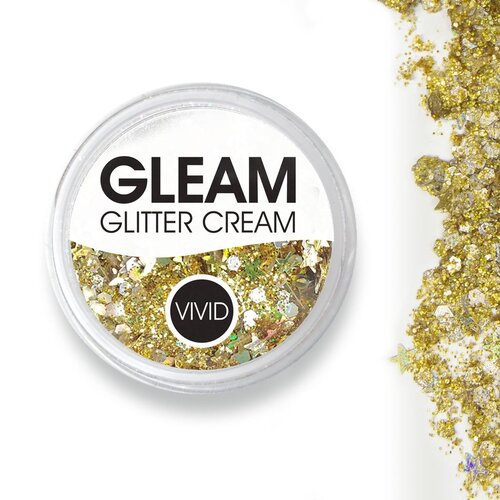 VIVID Glitter | GLEAM Glitter Cream | Gold Dust 7.5g Jar