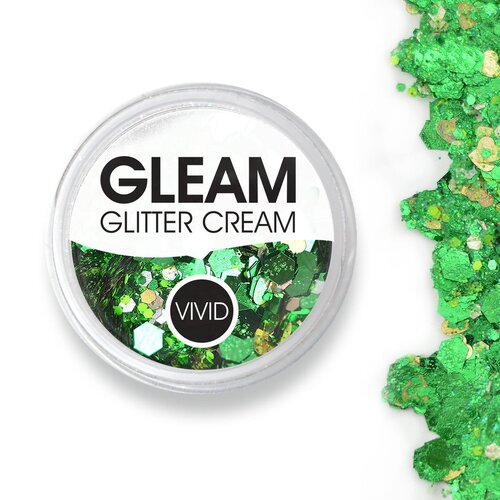 VIVID Glitter | GLEAM Glitter Cream | Evergreen 7.5g Jar
