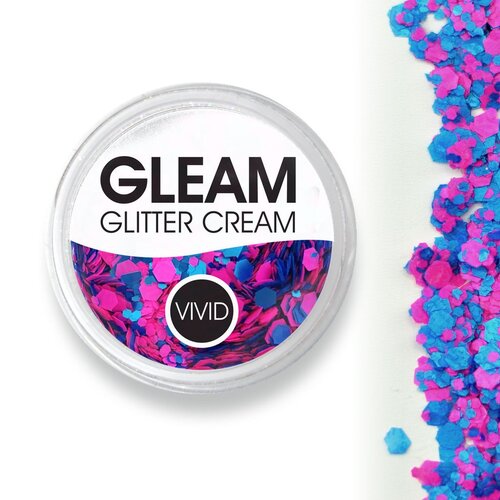 VIVID Glitter | GLEAM Glitter Cream | Gum Nebula UV