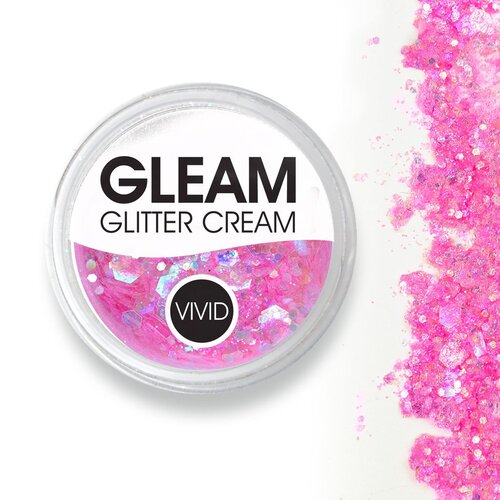 VIVID Glitter | GLEAM Glitter Cream | Princess Pink 7.5g Jar