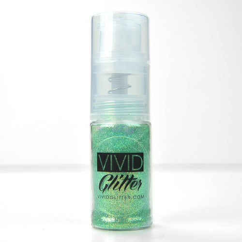 VIVID Glitter | Fine Mist Glitter Spray Pump | Golden Mint