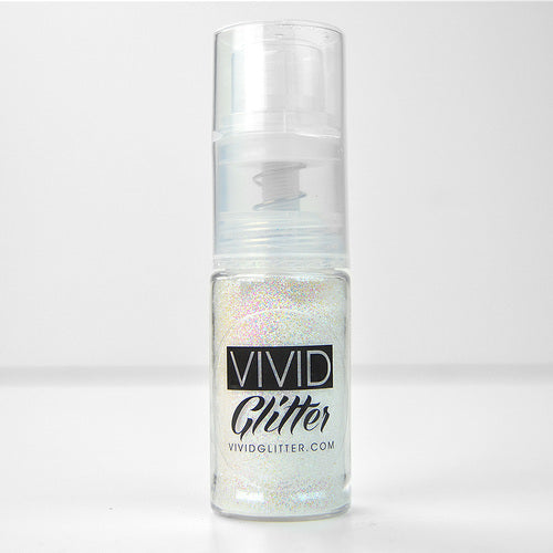 VIVID Glitter | Fine Mist Glitter Spray Pump | White Hologram