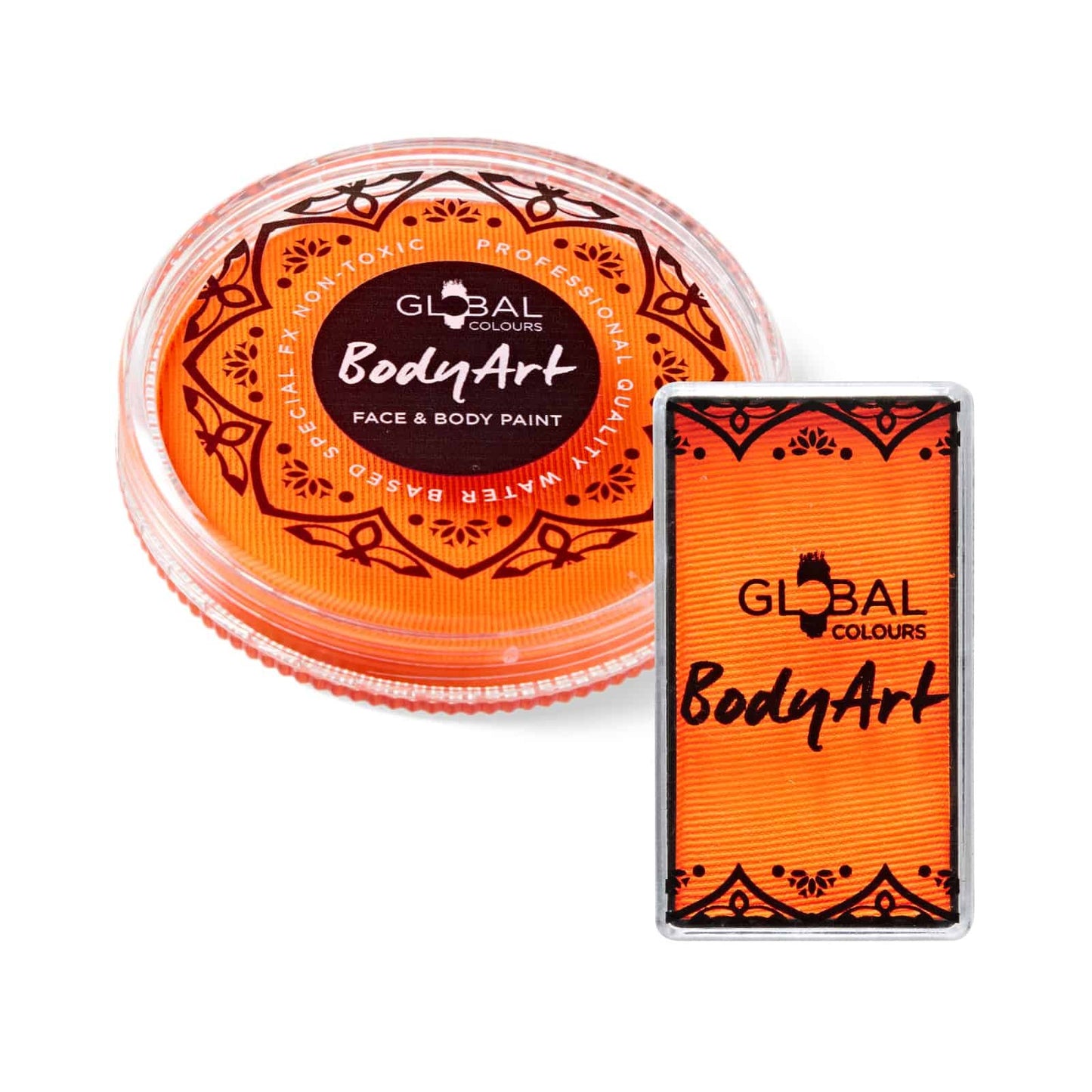 Neon Orange – UV BodyArt Cake Paint