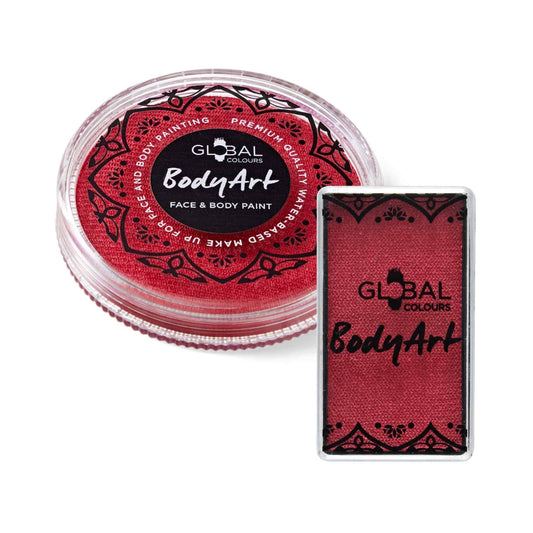 Pearl Red – Face & BodyArt Cake Paint (New Shade)