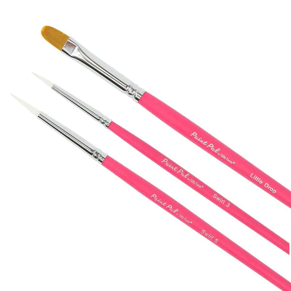 Silly Farm Paint Pal Arty Brush - 3 Pcs Limited Edition Brush Collection