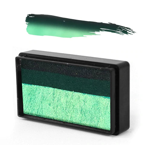 Silly Farm Arty Brush Cake - Susy Amaro's EZ Shimmer Collection "Emerald Green"
