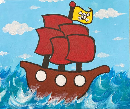 Pirate Ship Paint Kit