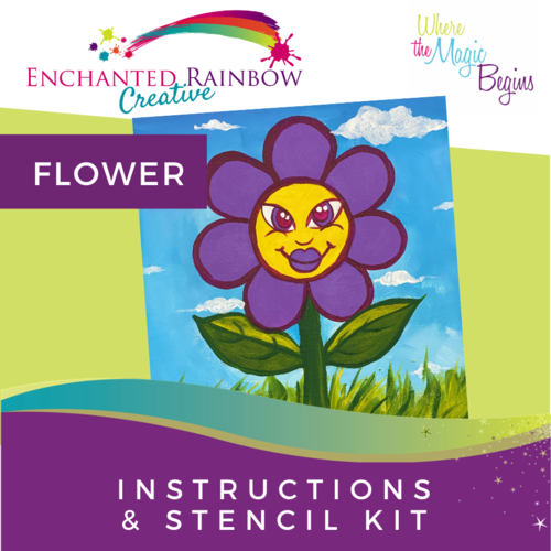 Flower Instructions and Stencil Kit
