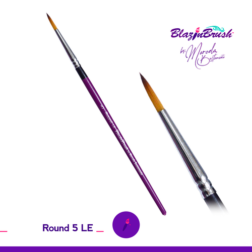 Blazin Face Painting Brush by Marcela Bustamante | Round 4 Limited Edition