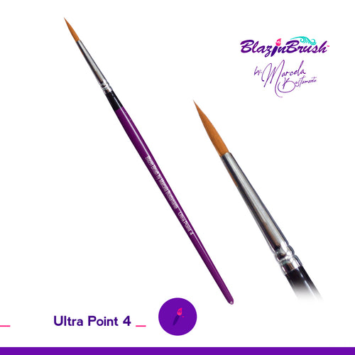 Blazin Face Painting Brush by Marcela Bustamante | Ultra Point 4