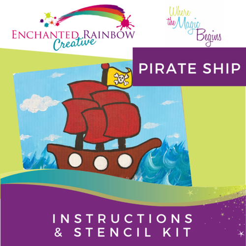 Pirate Ship Instructions and Stencil Kit