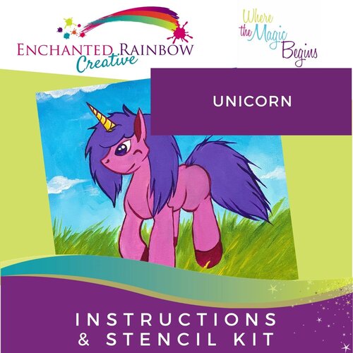 Unicorn Instructions and Stencil Kit