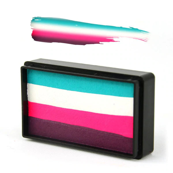 Silly Farm Arty Brush Cake - Aqua