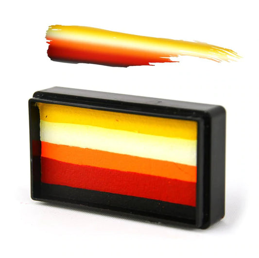 Silly Farm Arty Brush Cake - Fire
