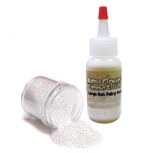 Silly Farm Mama Clown Loose Glitter - Large Cut White Glitter Dust