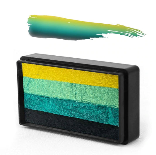 Silly Farm Arty Brush Cake - "Peacock Dreams" Gillian Child Emerald Collection