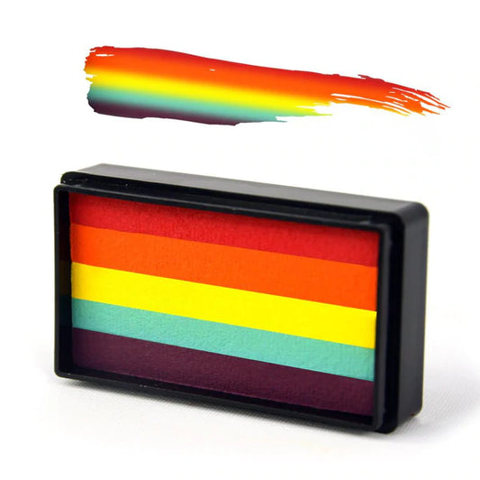 Silly Farm Arty Brush Cake - Rainbow
