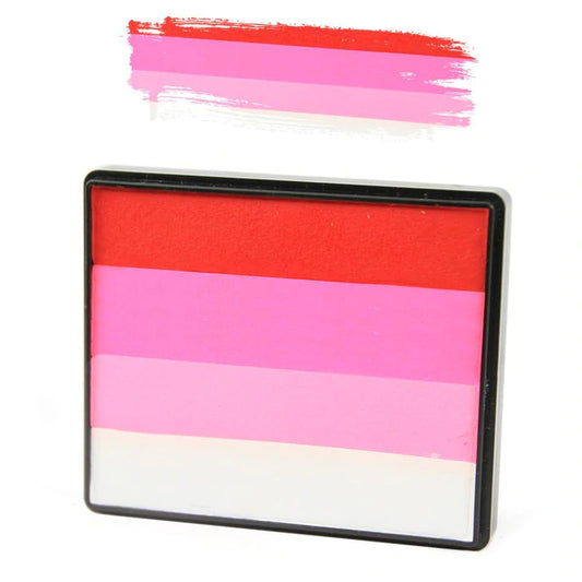 Silly Farm Rainbow Cake - Valentine White