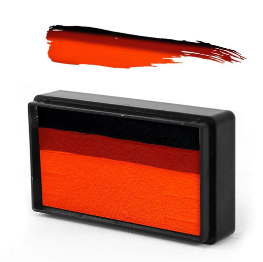 Silly Farm Arty Brush Cake - Susy Amaro's Easy Stroke Collection "Pumpkin Orange"
