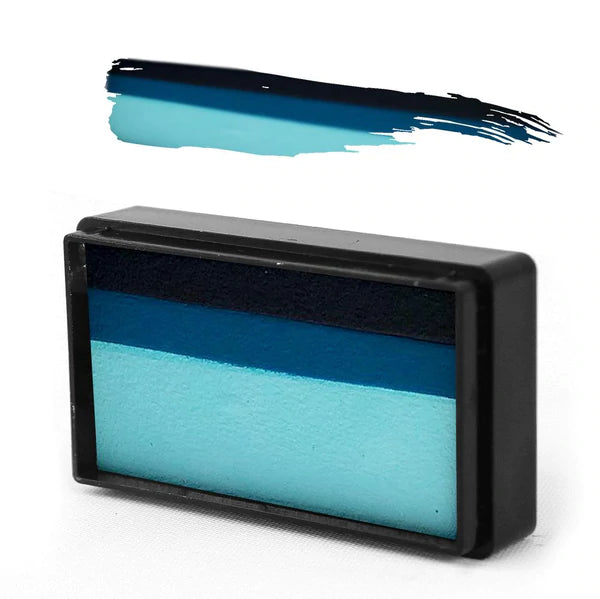 Silly Farm Arty Brush Cake - Susy Amaro's Easy Stroke Collection "Shark Teal"