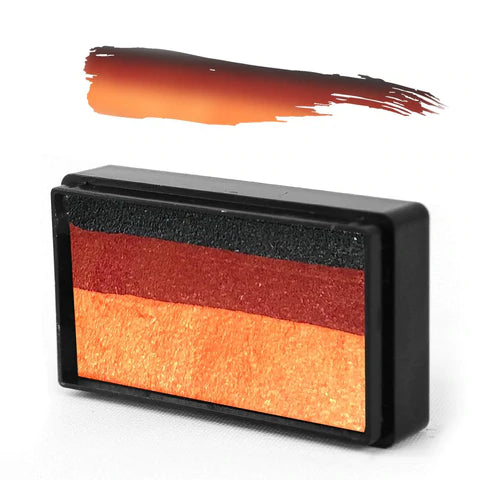 Silly Farm Arty Brush Cake - Susy Amaro's EZ Shimmer Collection "Amber Orange"
